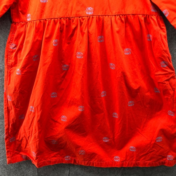 Tiny Cottons Chefs Choice Club Sandwich Dress Girls 10y Red Short Sleeve Poplin - Picture 6 of 11